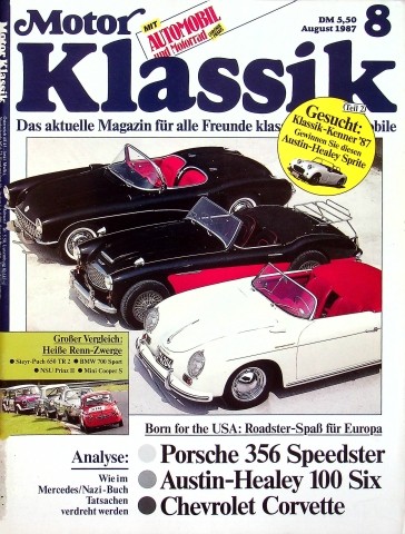 Deckblatt Motor Klassik (08/1987)